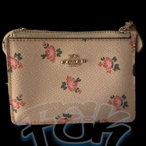 Mini Skinny Id Case With Floral Bloom Print pre-loved